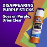Elmer's Disappearing Purple School Glue Sticks, Washable, 7 Grams, 30 Count - Image 5